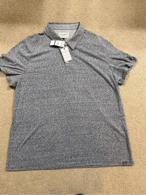 Flag & Anthem Men's Heather Gray Polo Shirt XXL